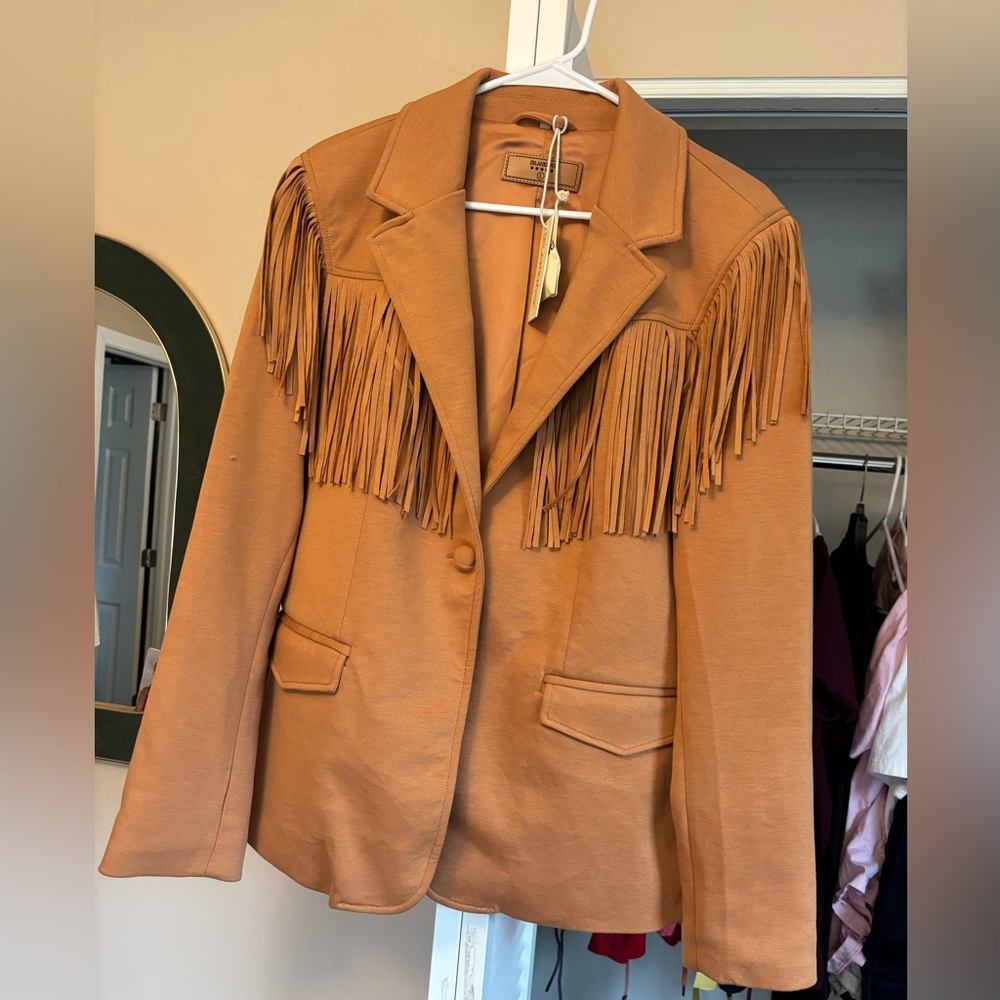 BlankNYC Fringe Blazer